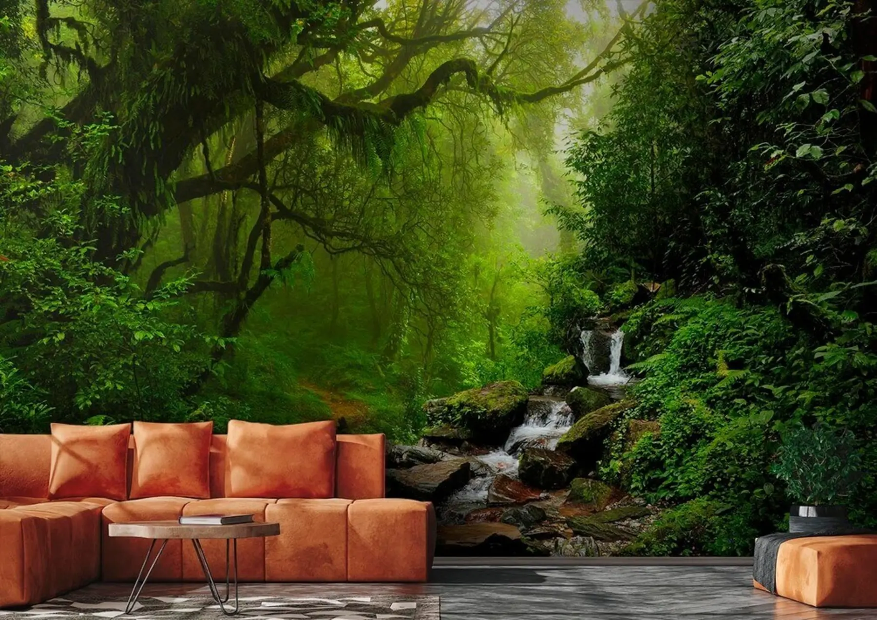 murales de pared Planta, agua y medio natural u53758