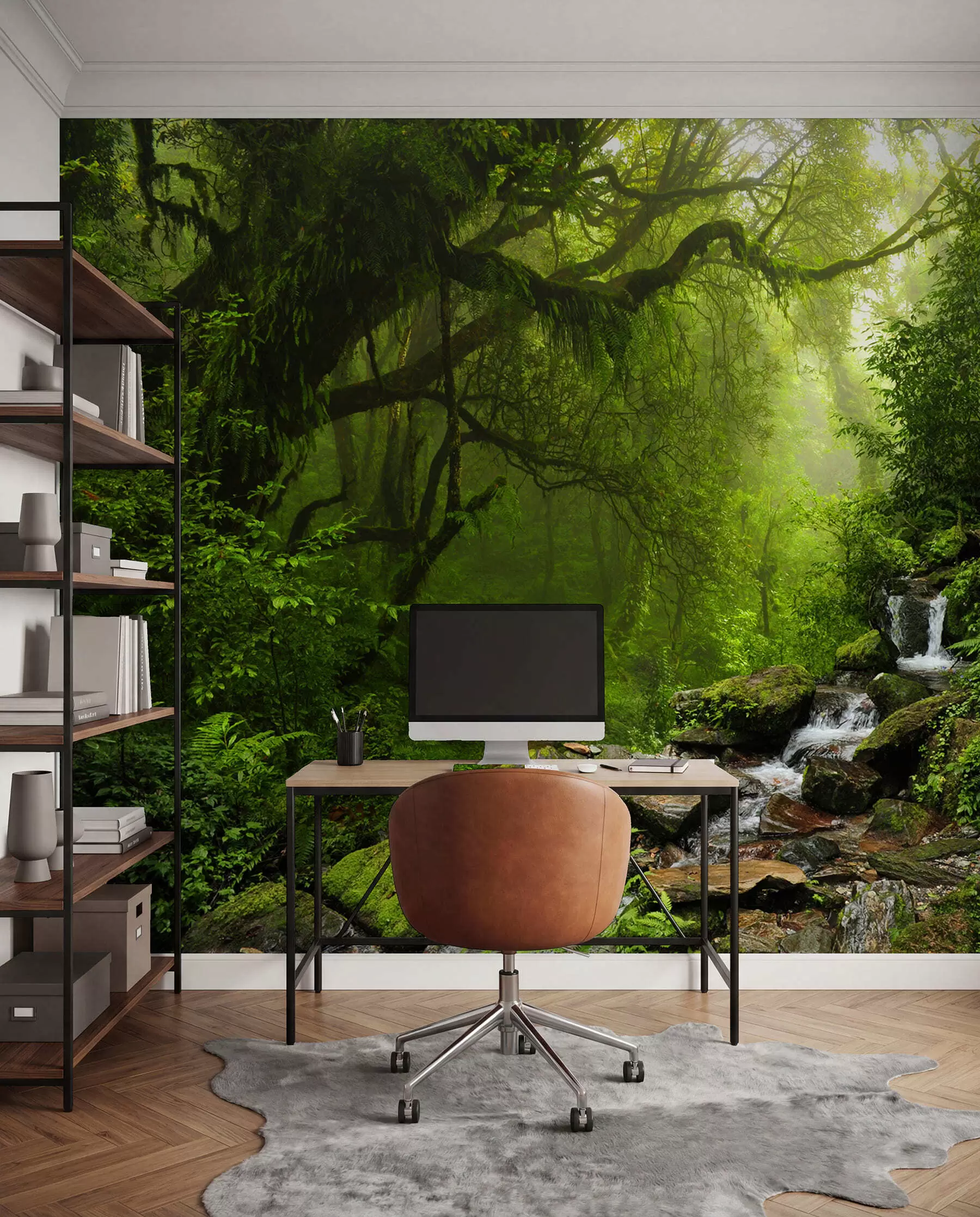 murales de pared Planta, agua y medio natural u53758