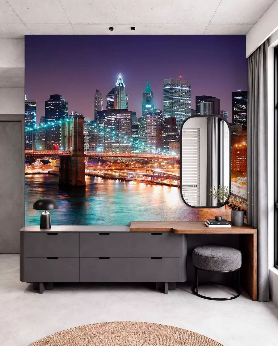 murales de pared Puente de Brooklyn, Nueva York u57210