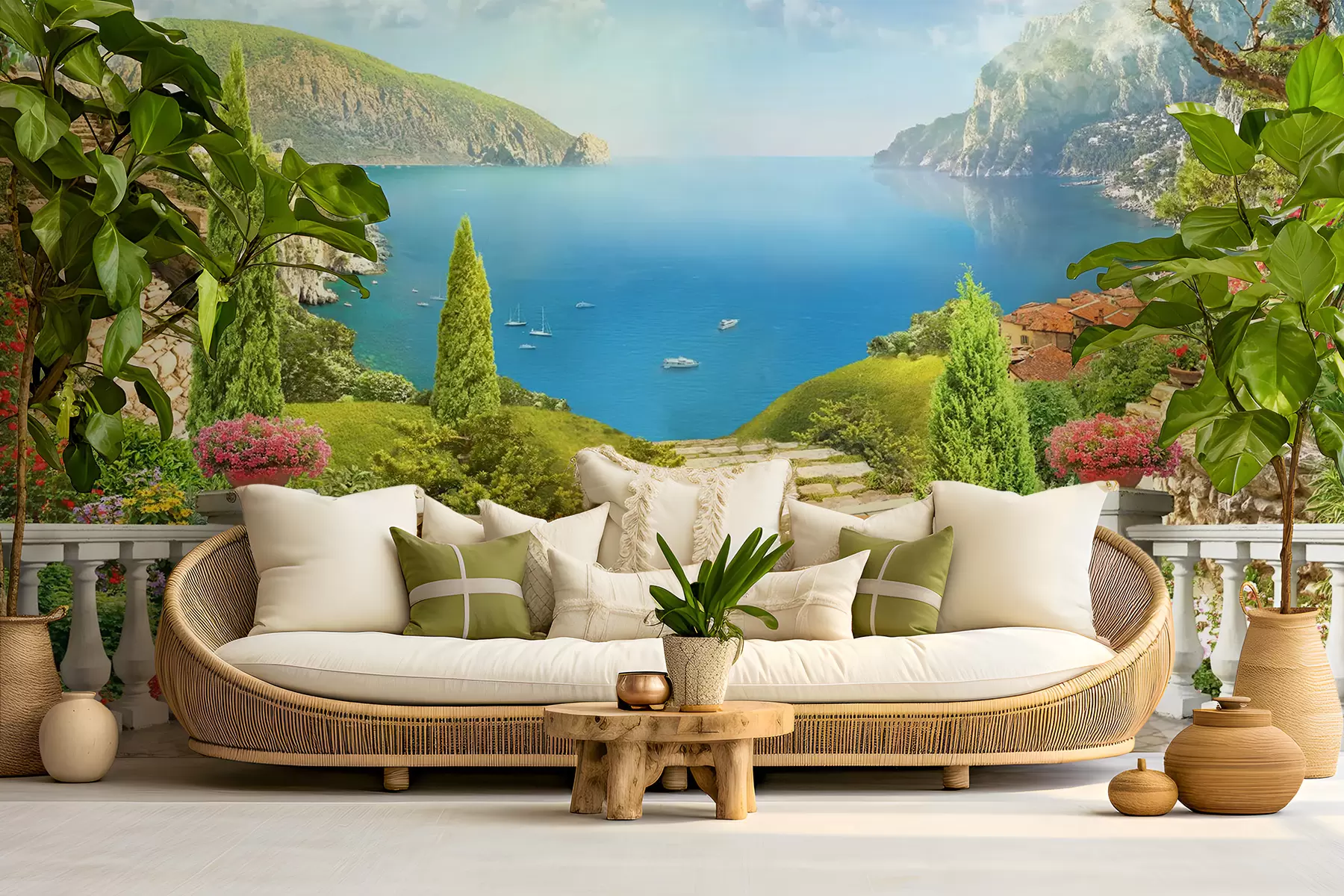 murales de pared Cielo, nube y agua u60261