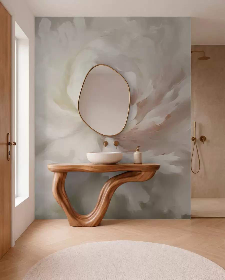 murales de pared Gran flor de peonía w03642
