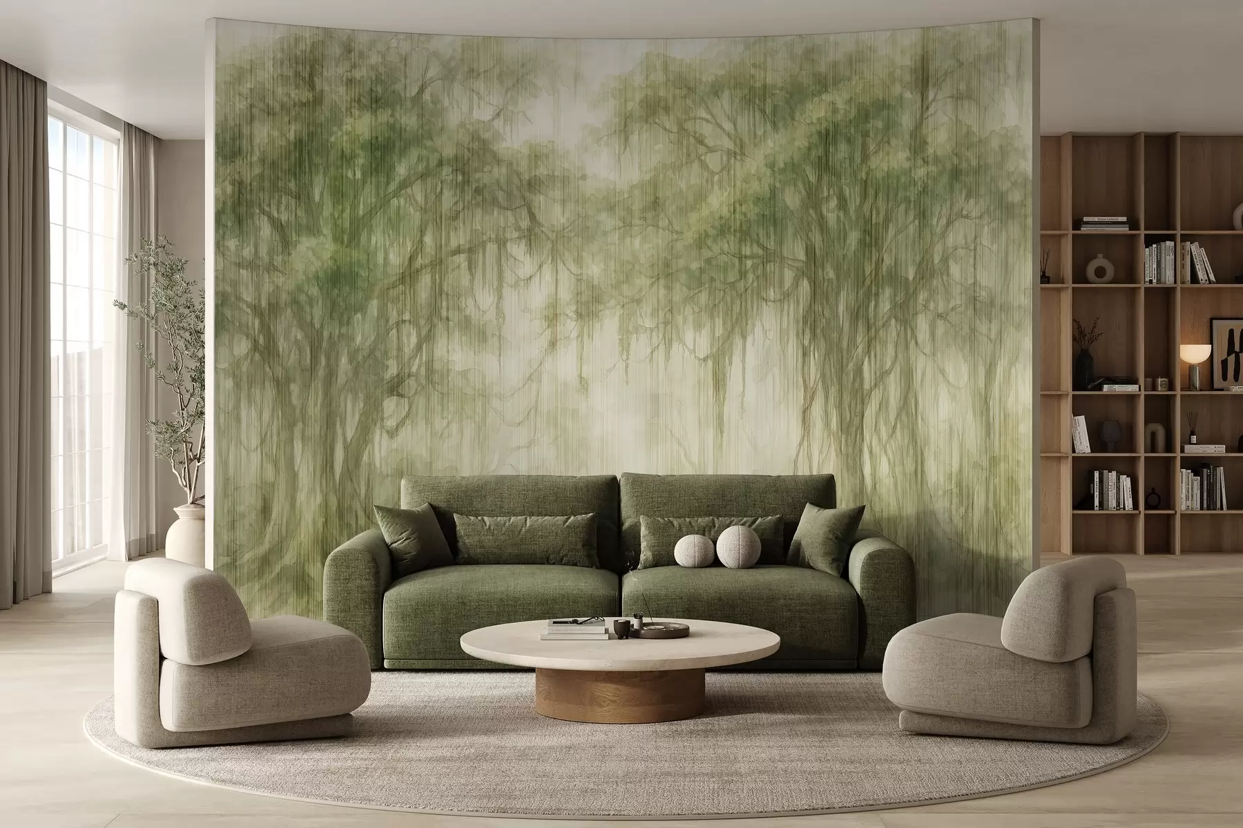 murales de pared Árboles abstractos w03819