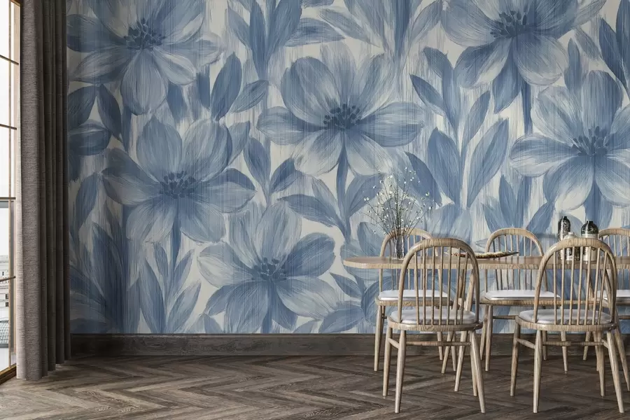 murales de pared Elegantes flores de acuarela w03821