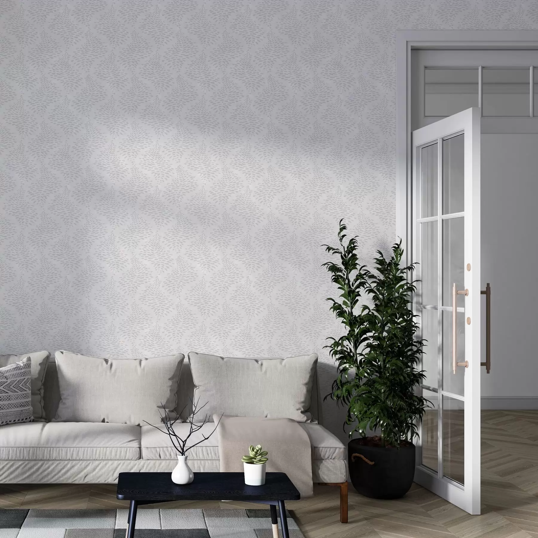 murales de pared Minimalismo floral abstracto a00144
