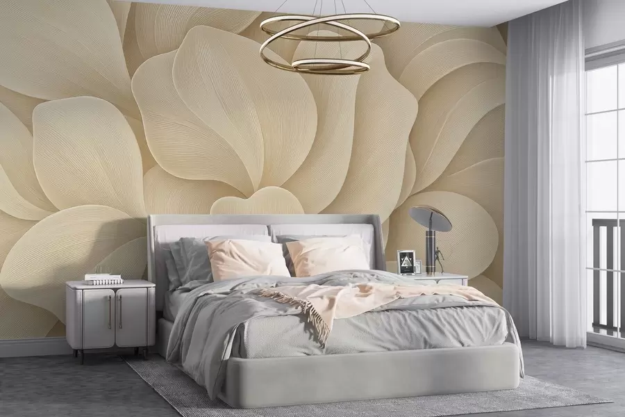 murales de pared Pétalos voluminosos w03976