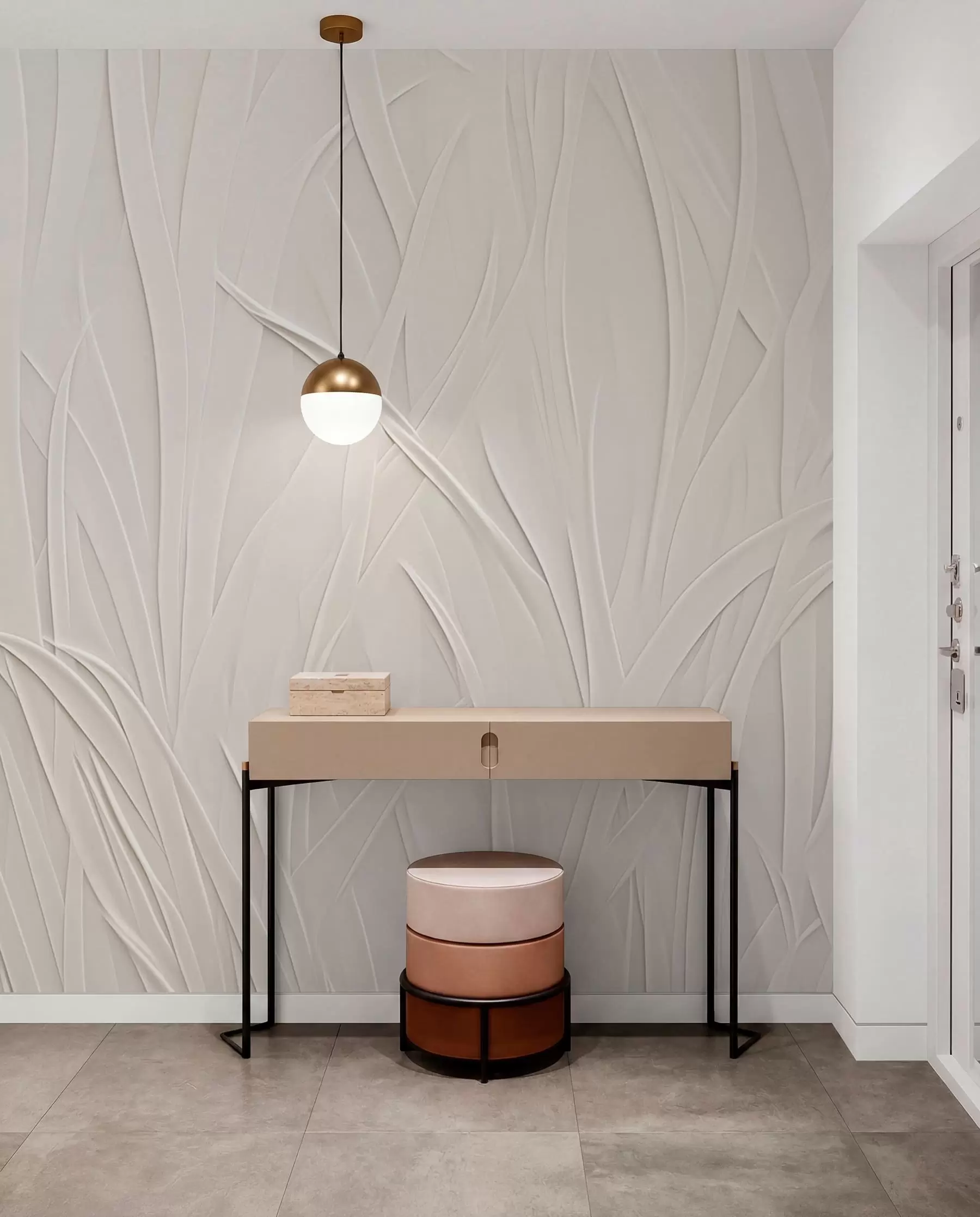 murales de pared Líneas curvas w03985