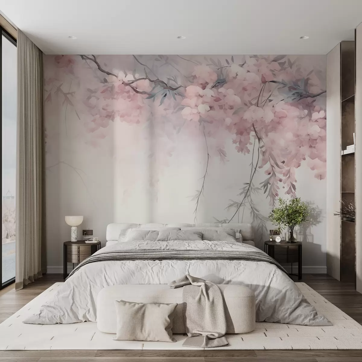 murales de pared Sucursal de primavera w09172v2