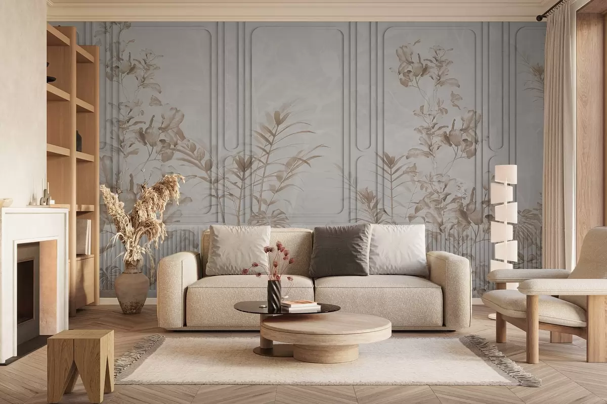 murales de pared Plantas en paneles w04133