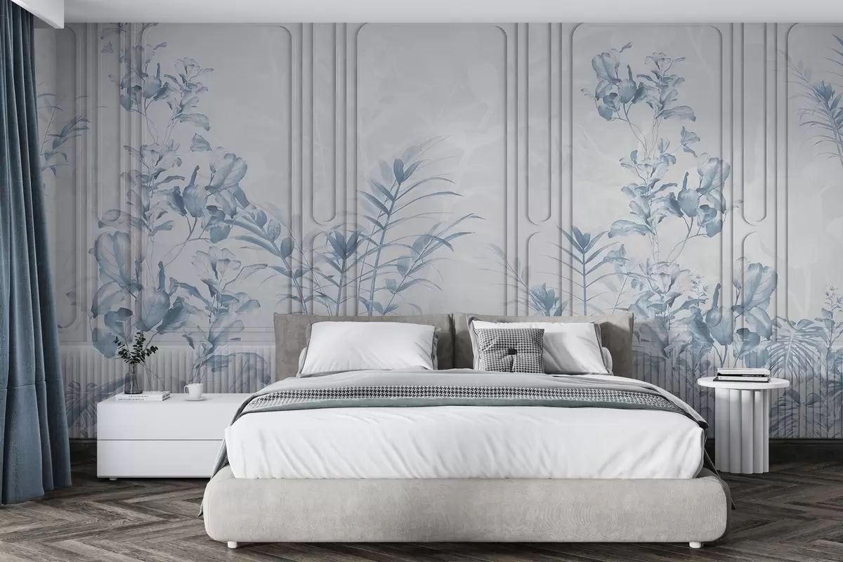 murales de pared Plantas en paneles w04133v1