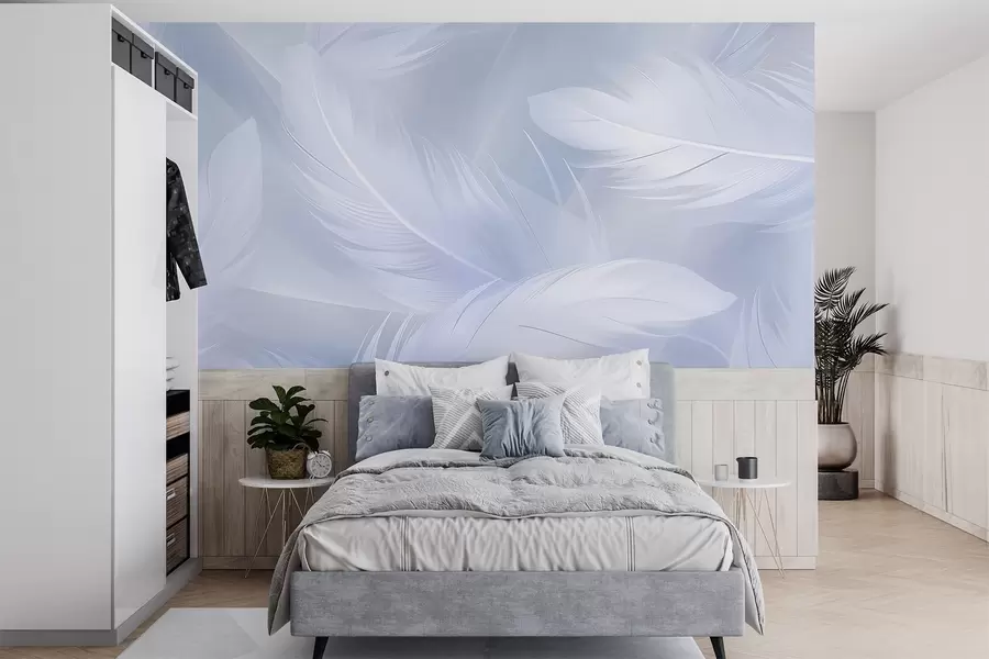 murales de pared Plumas w04182v2