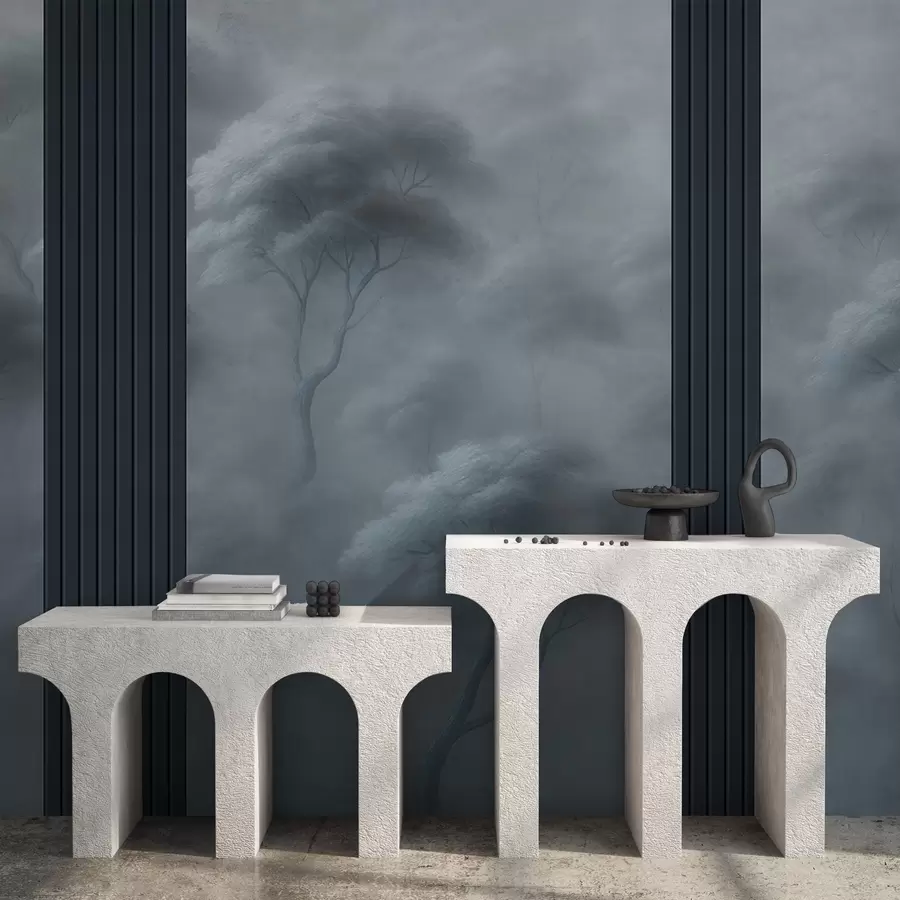 murales de pared El bosque se une al arte del panel w04187v2