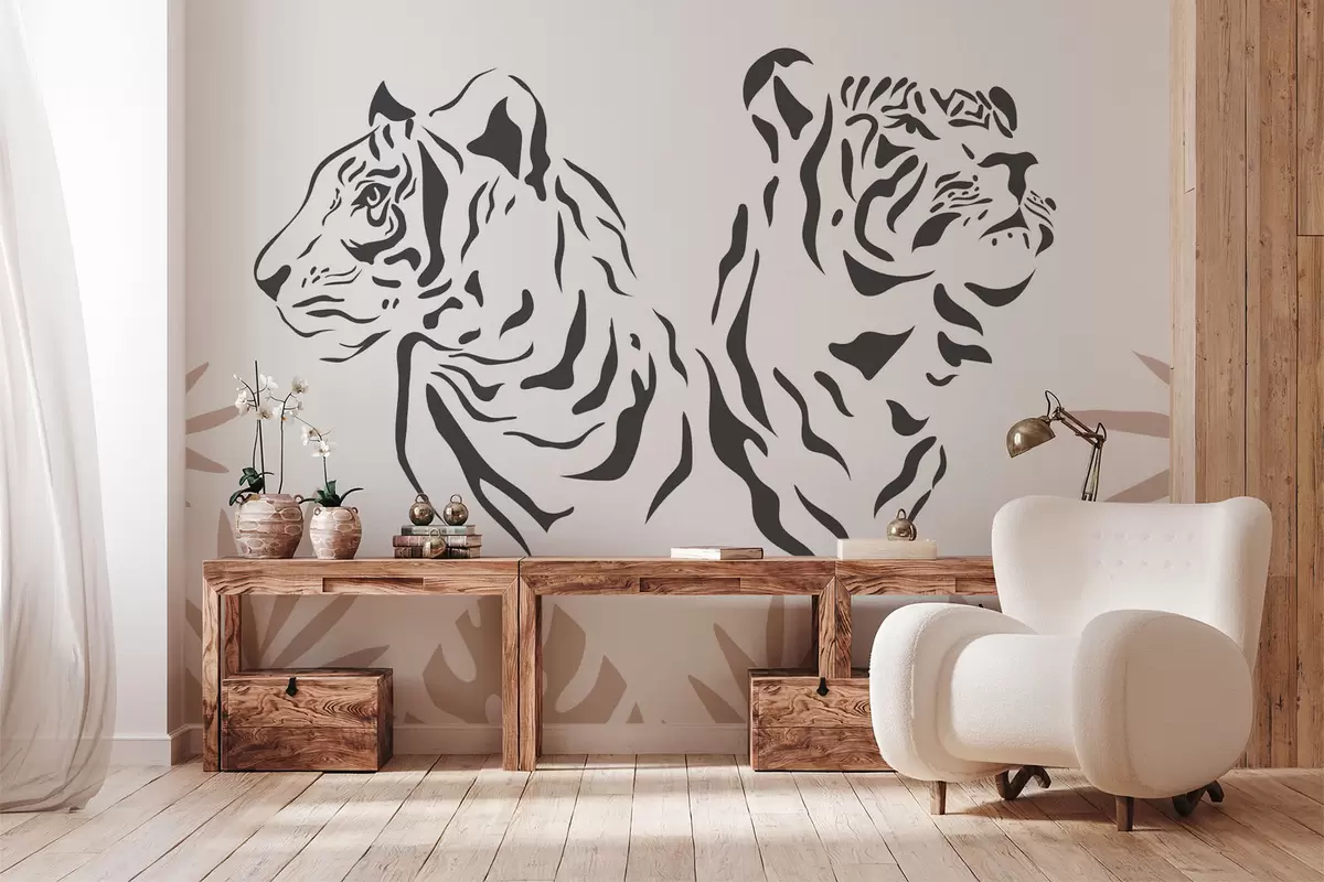murales de pared Tigres w04294