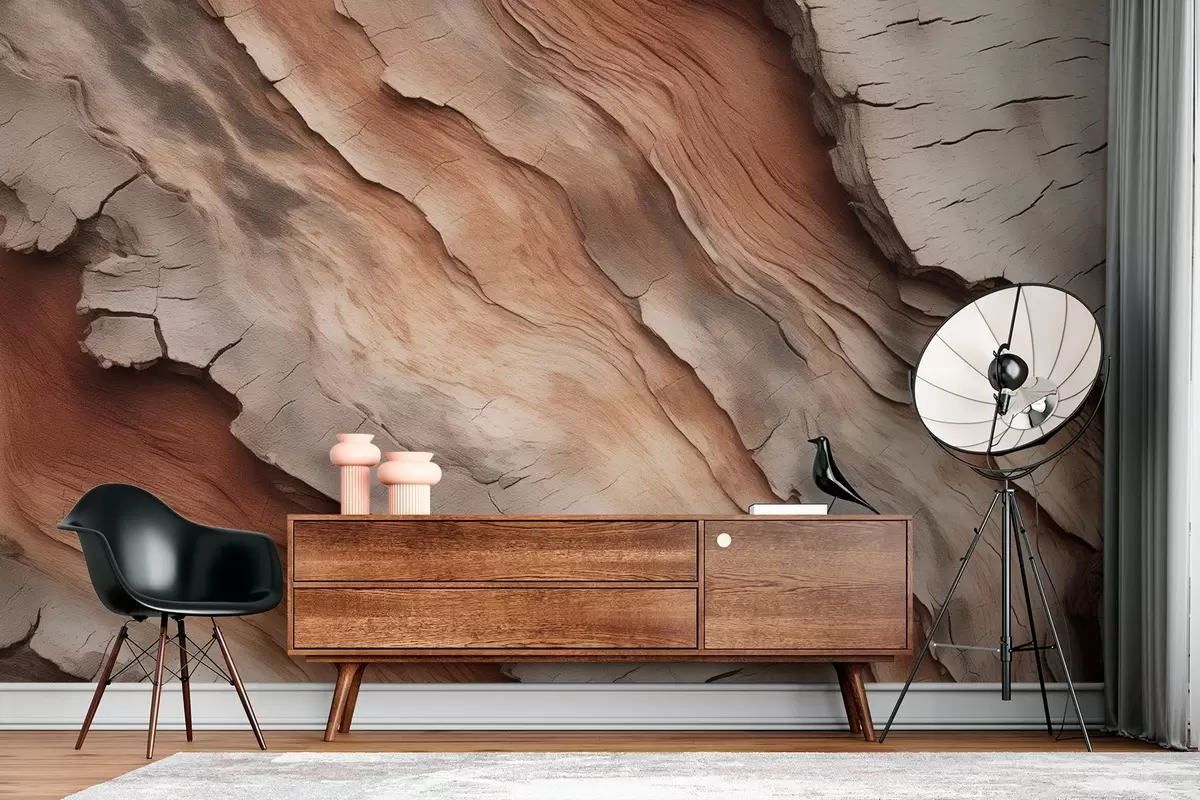 murales de pared Corteza de árbol w04299