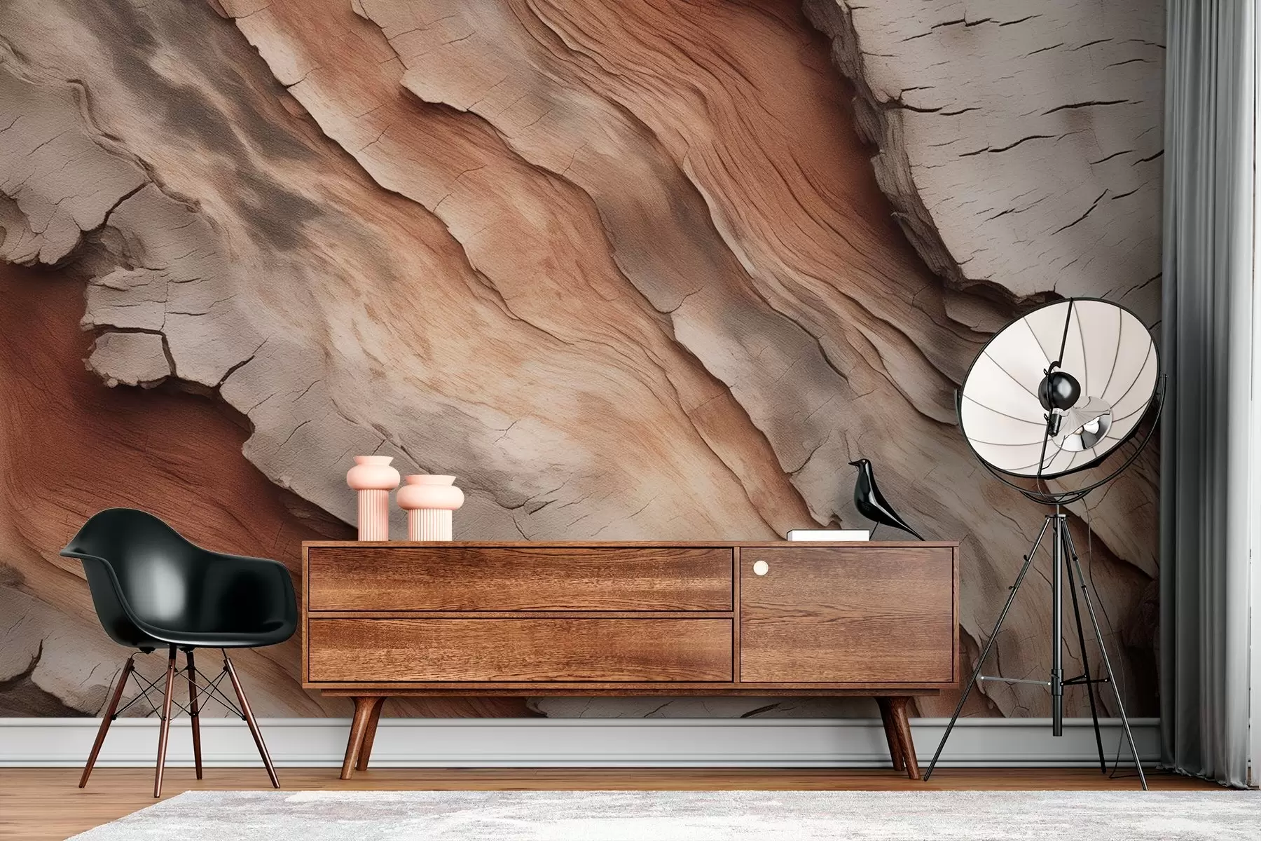 murales de pared Corteza de árbol w04299