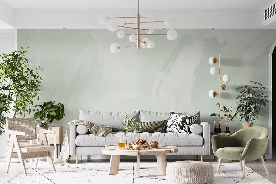 murales de pared Trazos abstractos con imitación de una textura desgastada w04291v1