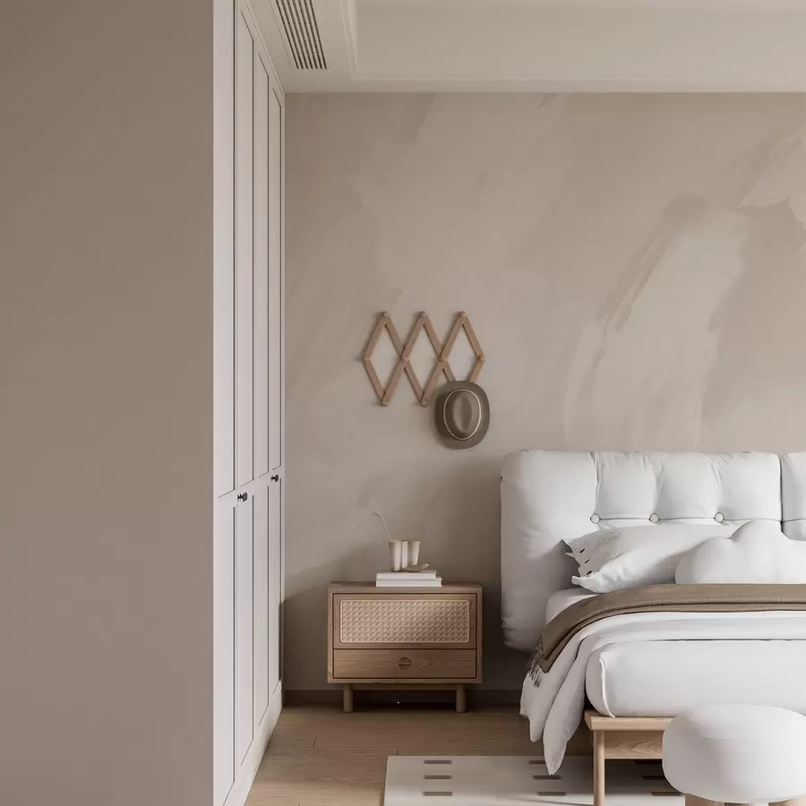 murales de pared Trazos abstractos con imitación de una textura desgastada w04291v2