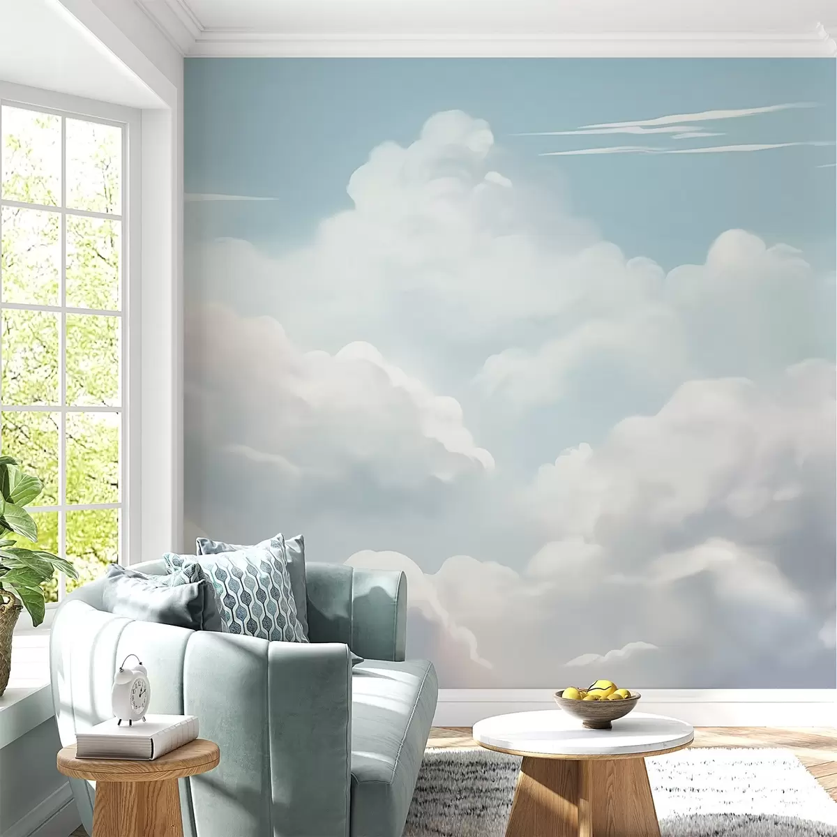 murales de pared Nubes w04406