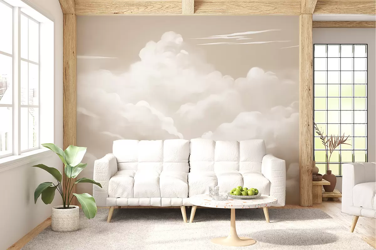murales de pared Nubes w04406v1