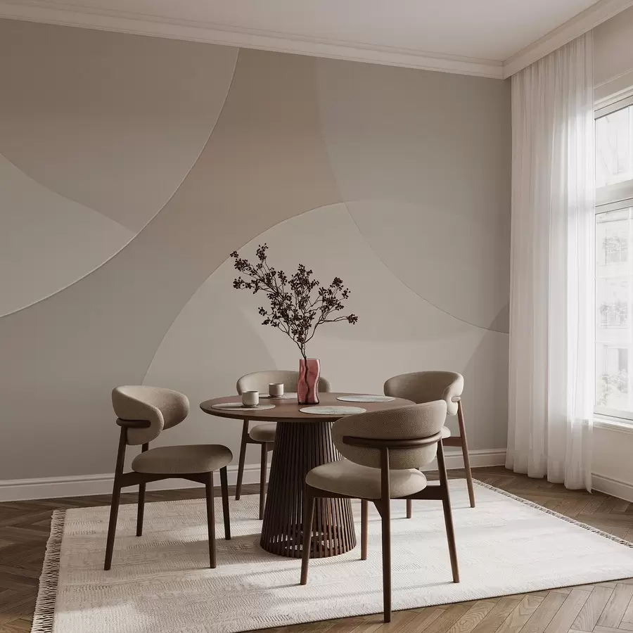 murales de pared Círculos abstractos w04439