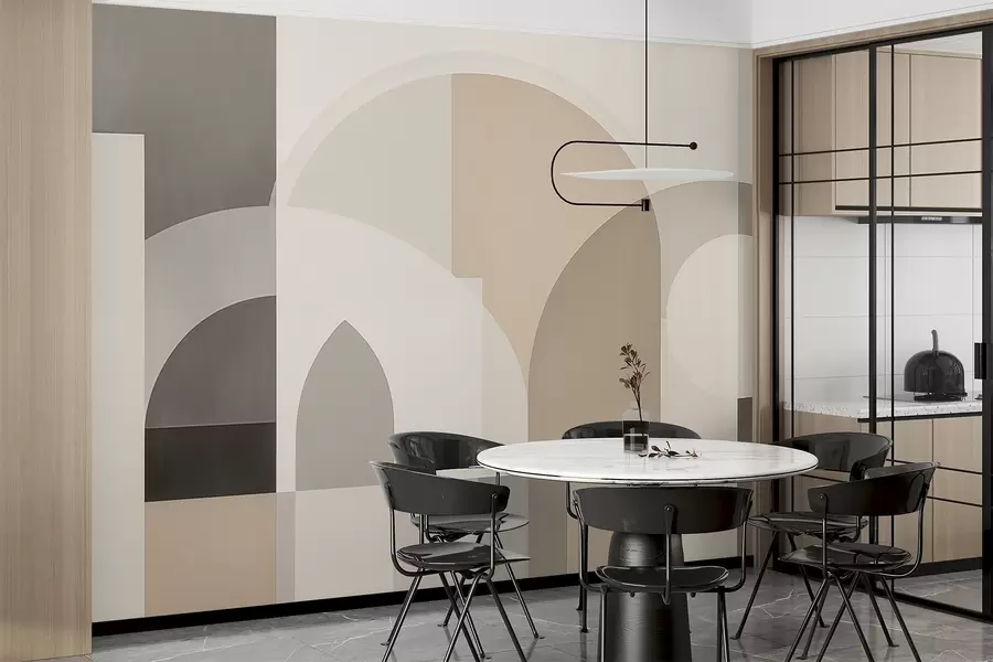 murales de pared Geometría abstracta w04440