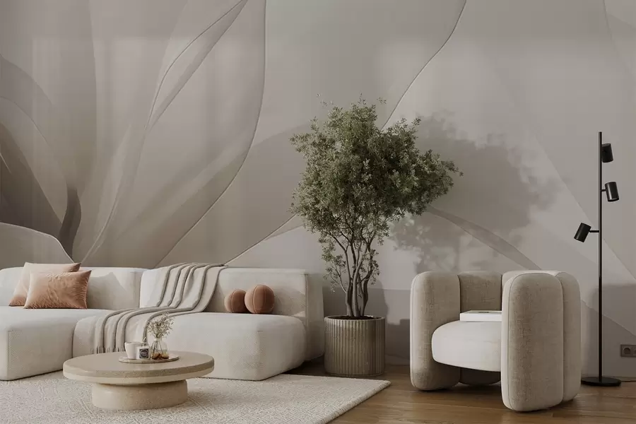 murales de pared Flor abstracta w04435