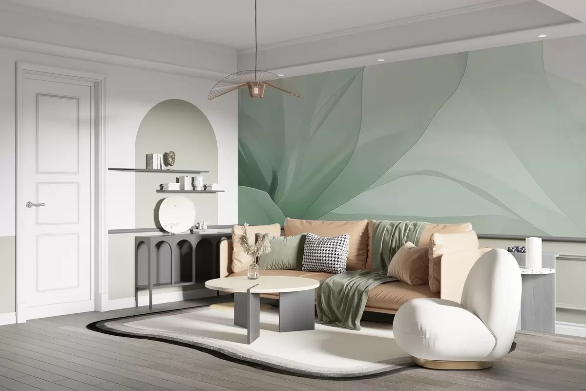 murales de pared Flor abstracta w04435v1