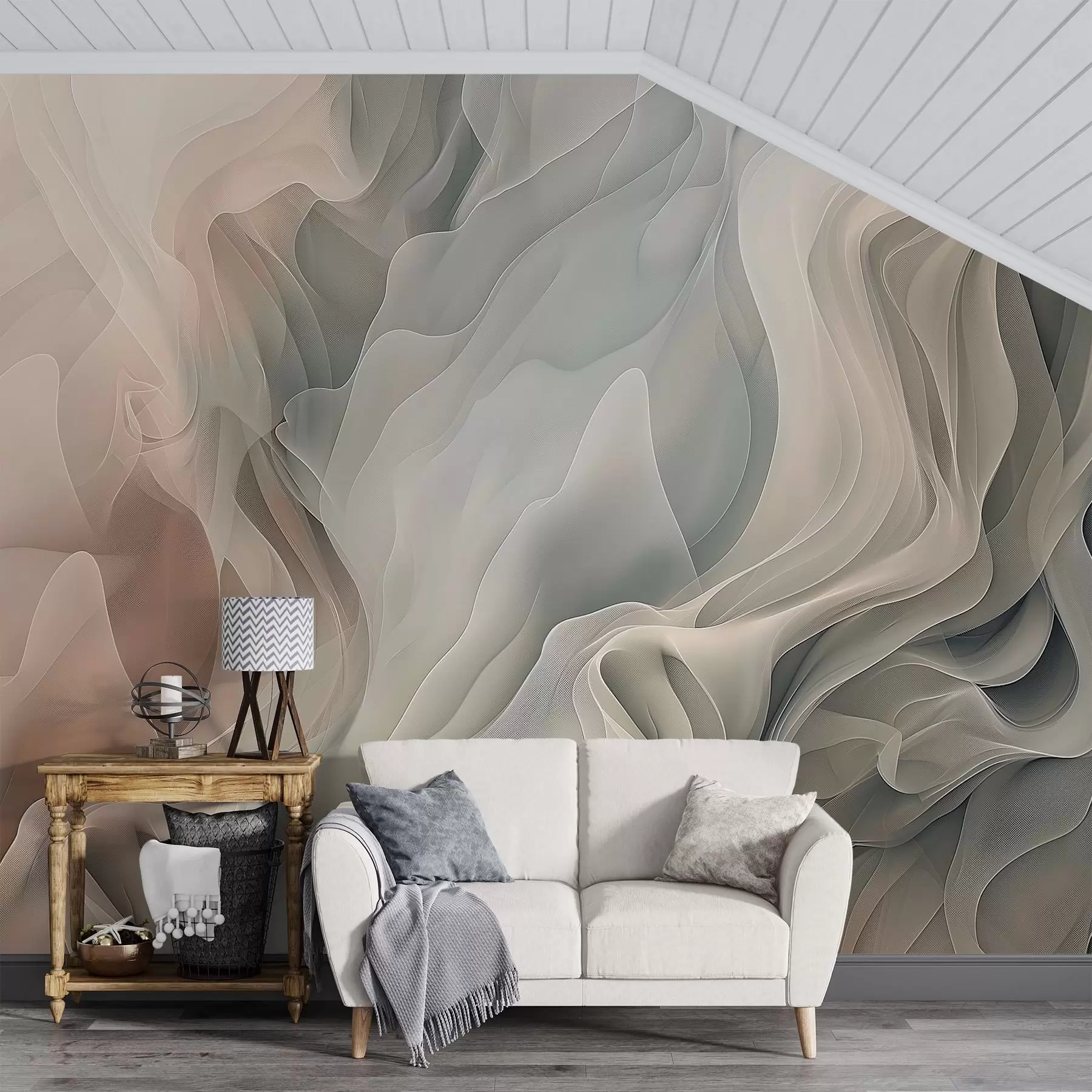 murales de pared Ondas abstractas w04450