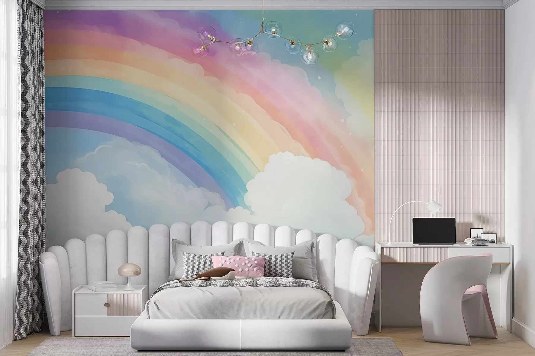 murales de pared Arco iris en el cielo w04487