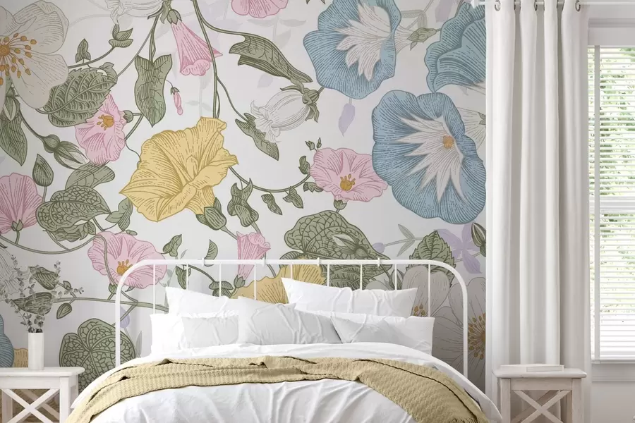 murales de pared Flores w04490