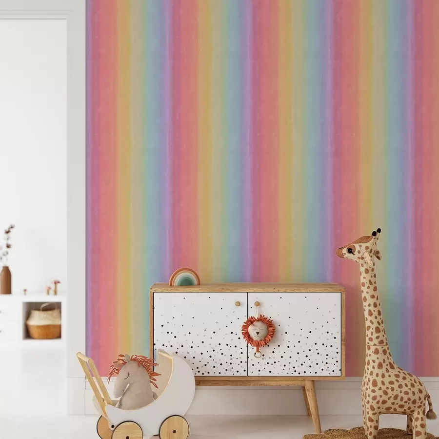 murales de pared Gradiente de arco iris brillante con transiciones suaves a00512