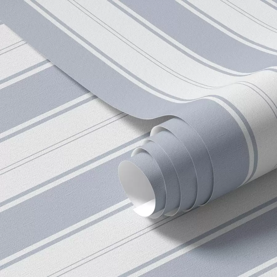 murales de pared Versión con rayas repetidas en tonos grises y azules a00517