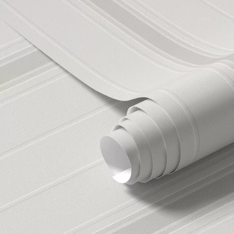 murales de pared Fondo beige con rayas finas y medias gris-blanco a00559