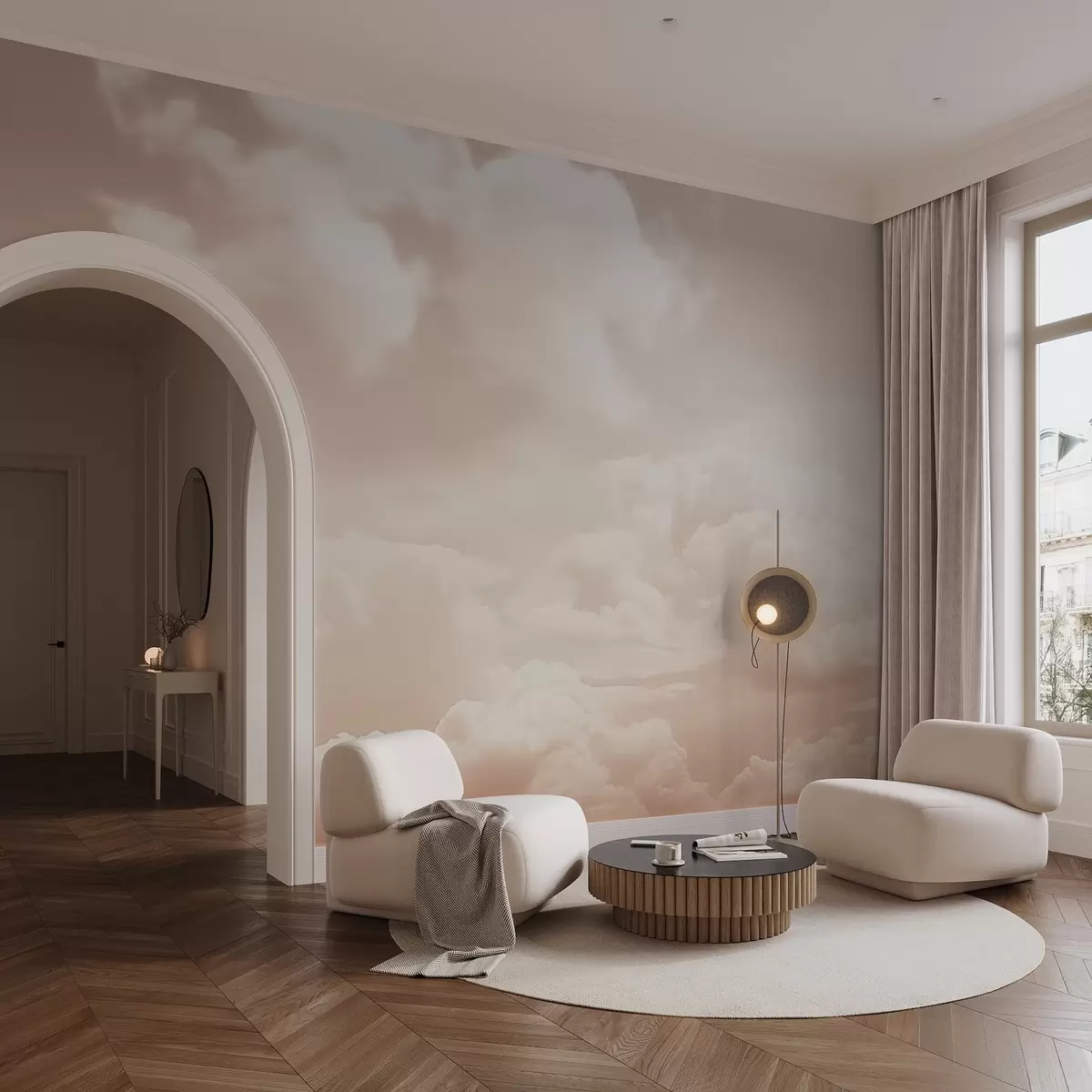 murales de pared Nubes w04542