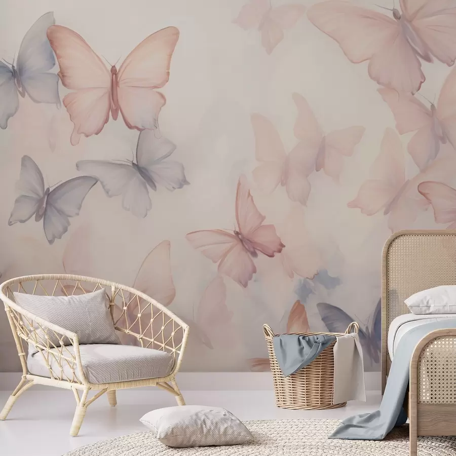 murales de pared Mariposas w04534