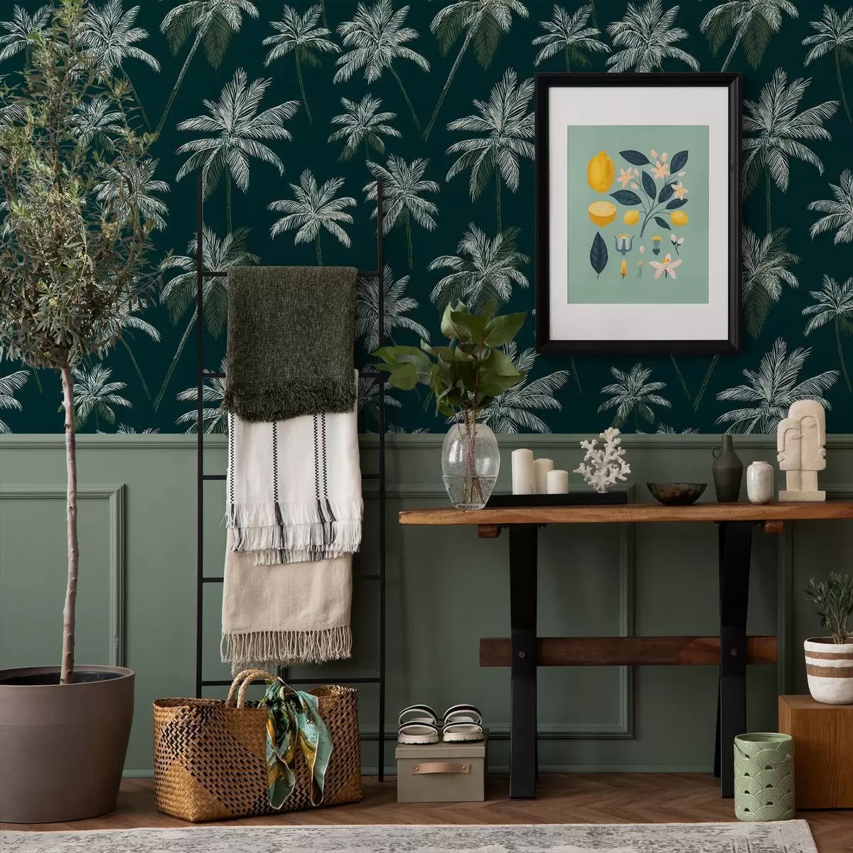 Papel pintado Palmeras a00535