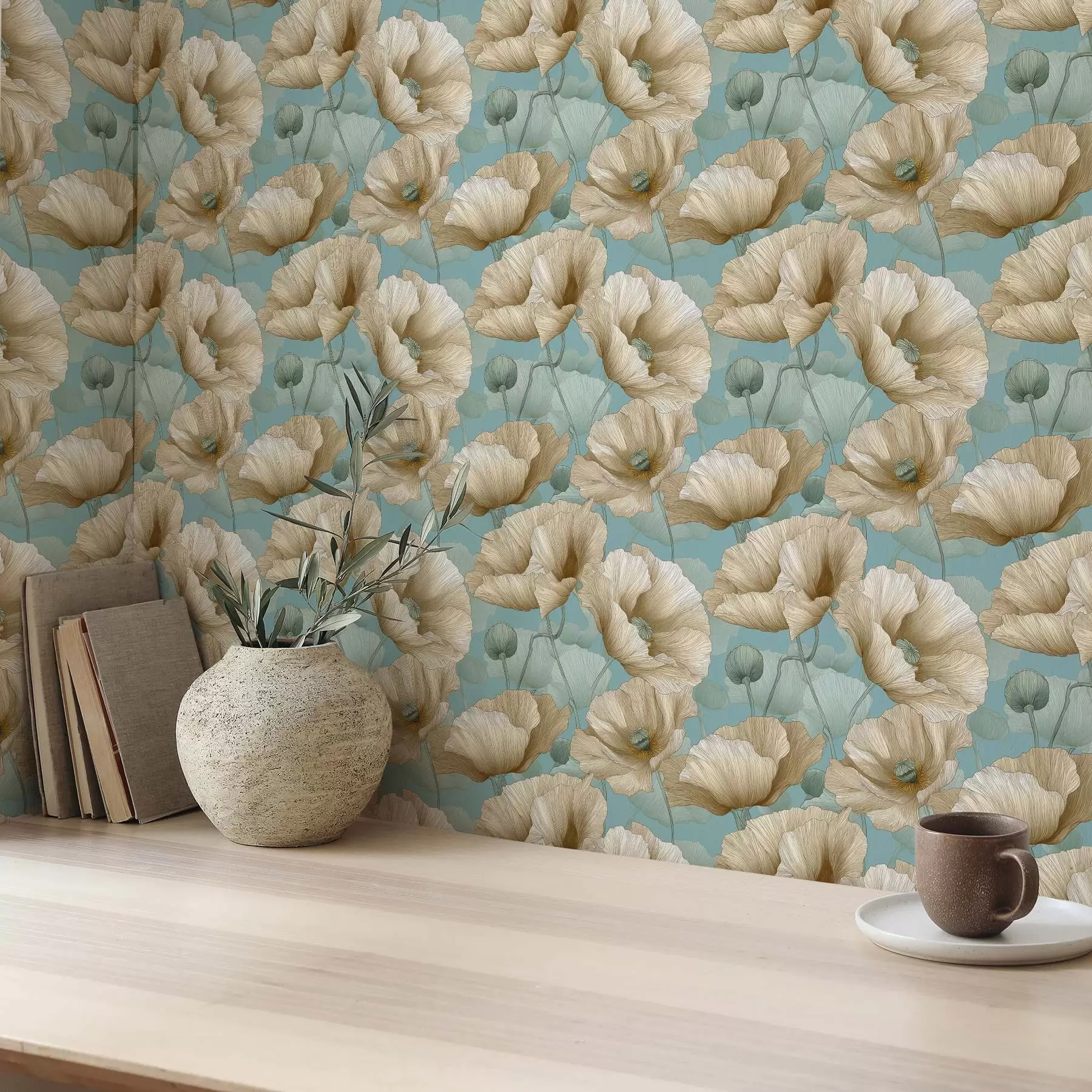 murales de pared Flores grandes a00539