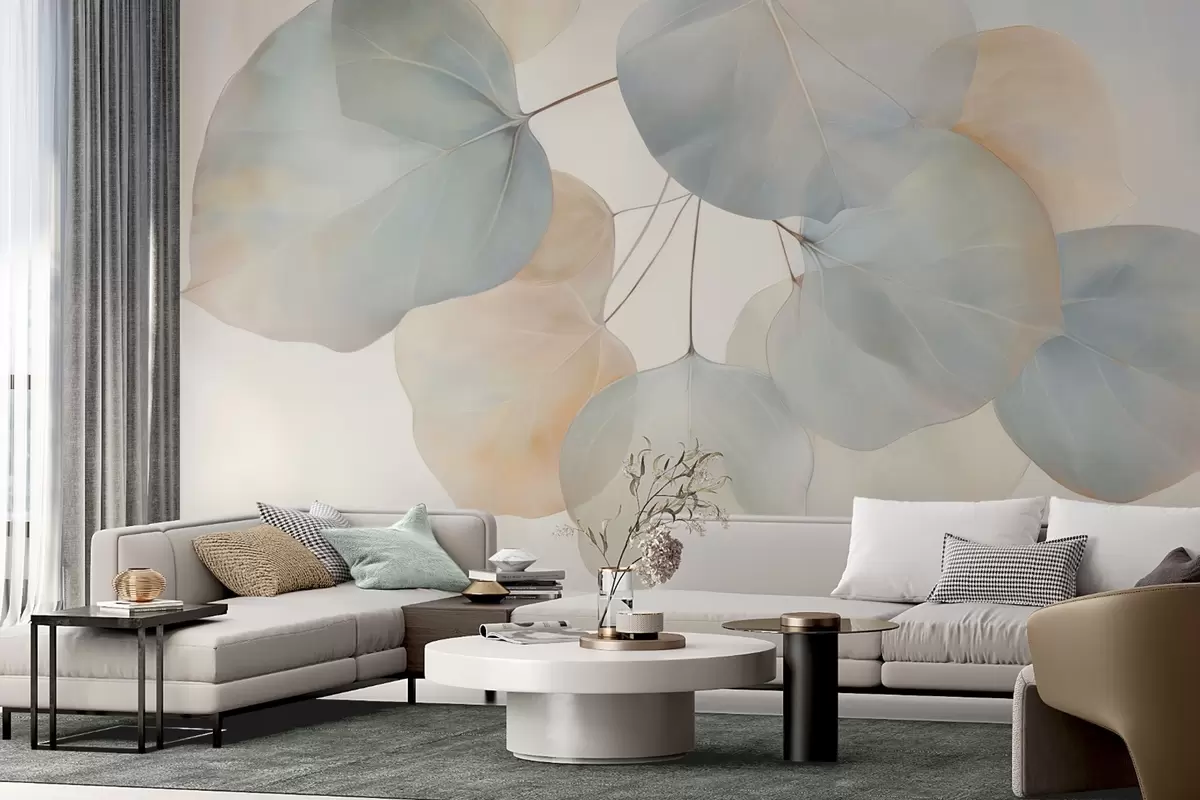 murales de pared Hojas enormes w04599