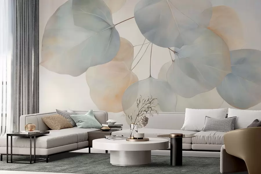 murales de pared Hojas enormes w04599