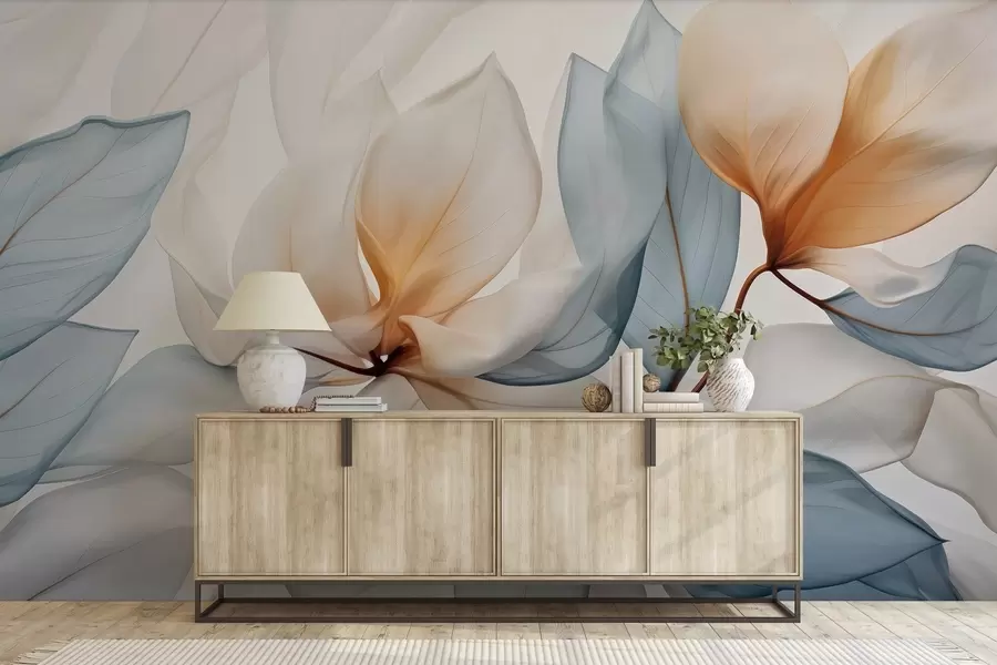 murales de pared La magia de los pétalos w04566