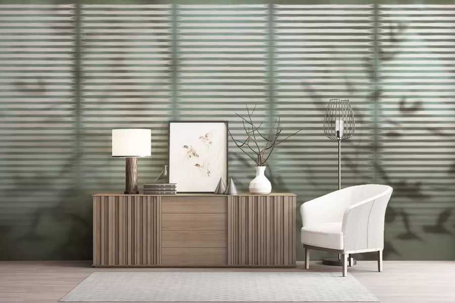 murales de pared Velo frondoso w04569