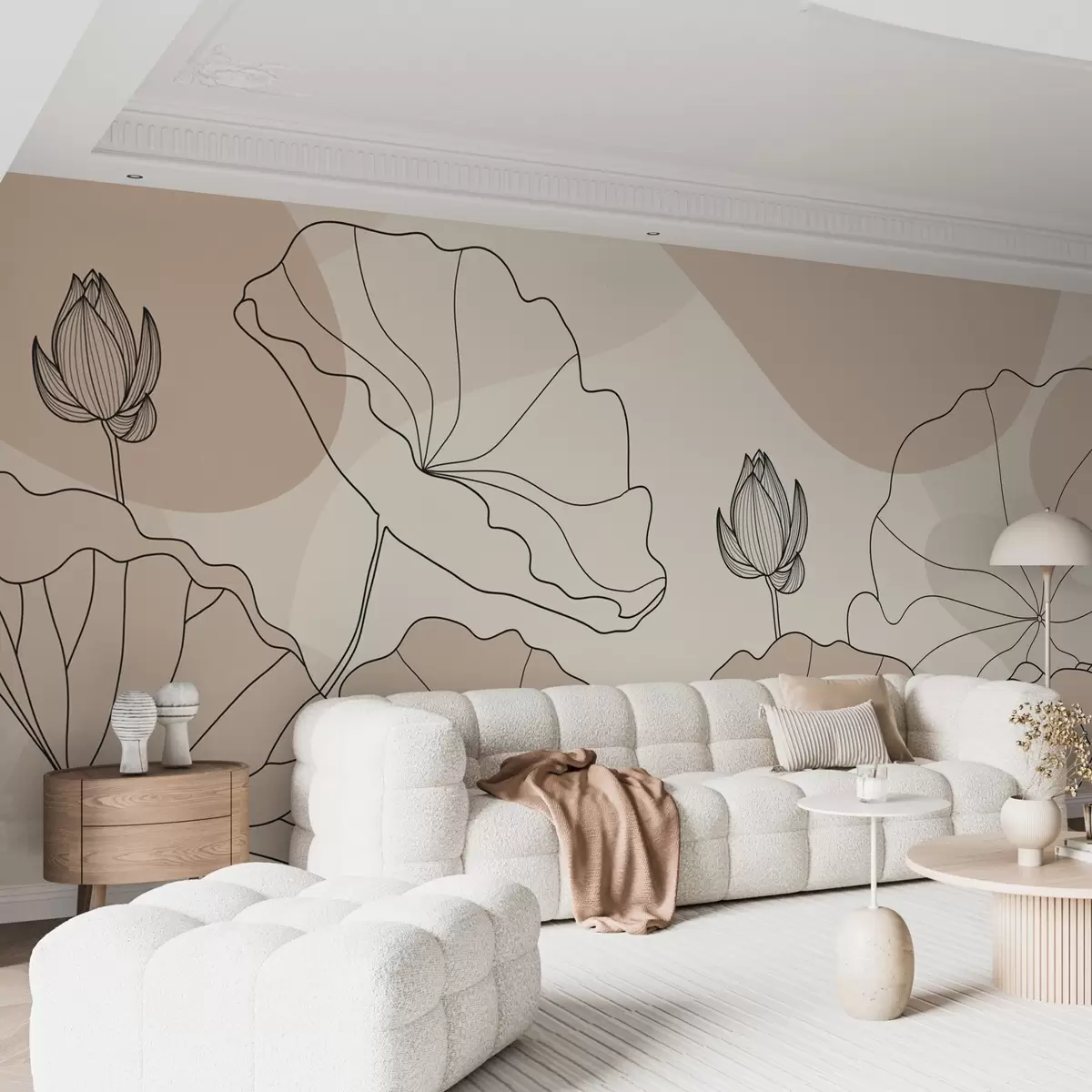 murales de pared Flores de loto w04648