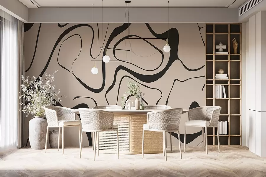 murales de pared Patrón abstracto w04649