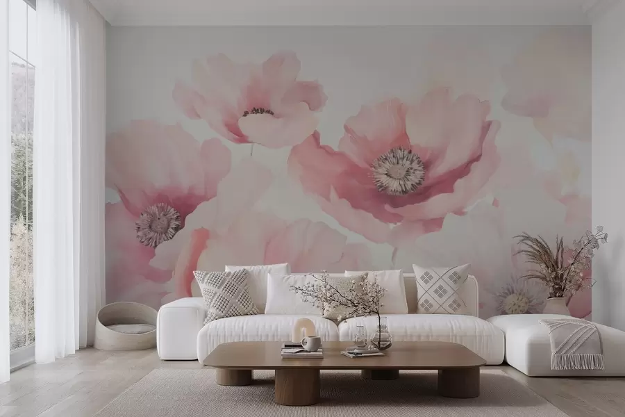 murales de pared Amapolas w04656