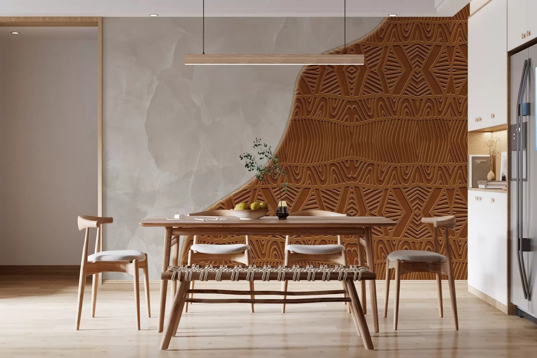 murales de pared Ornamento y hormigón w04664