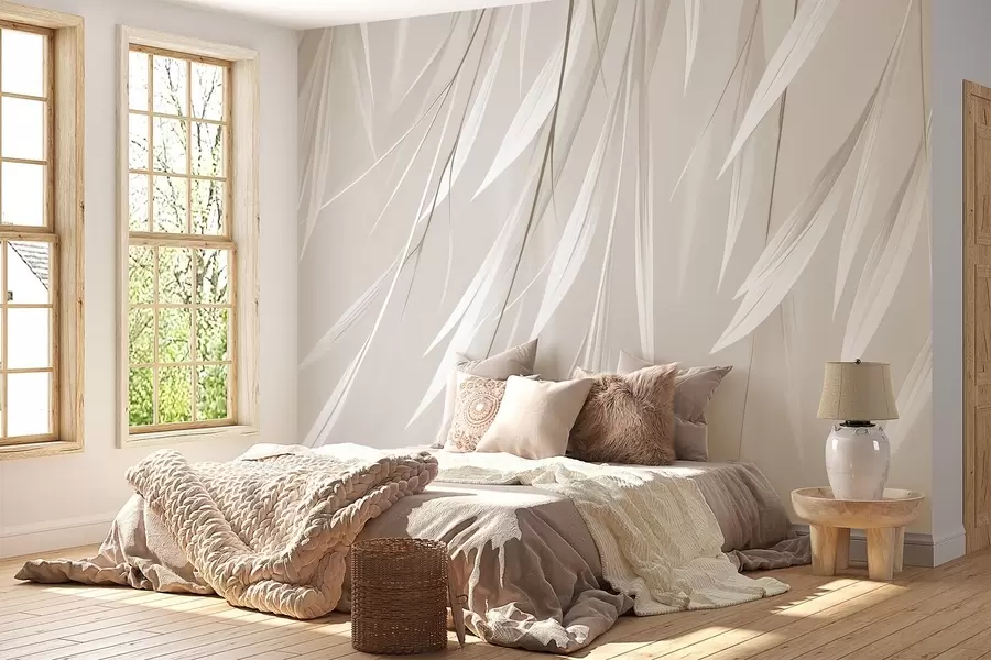 murales de pared Hojas delgadas colgantes w04703