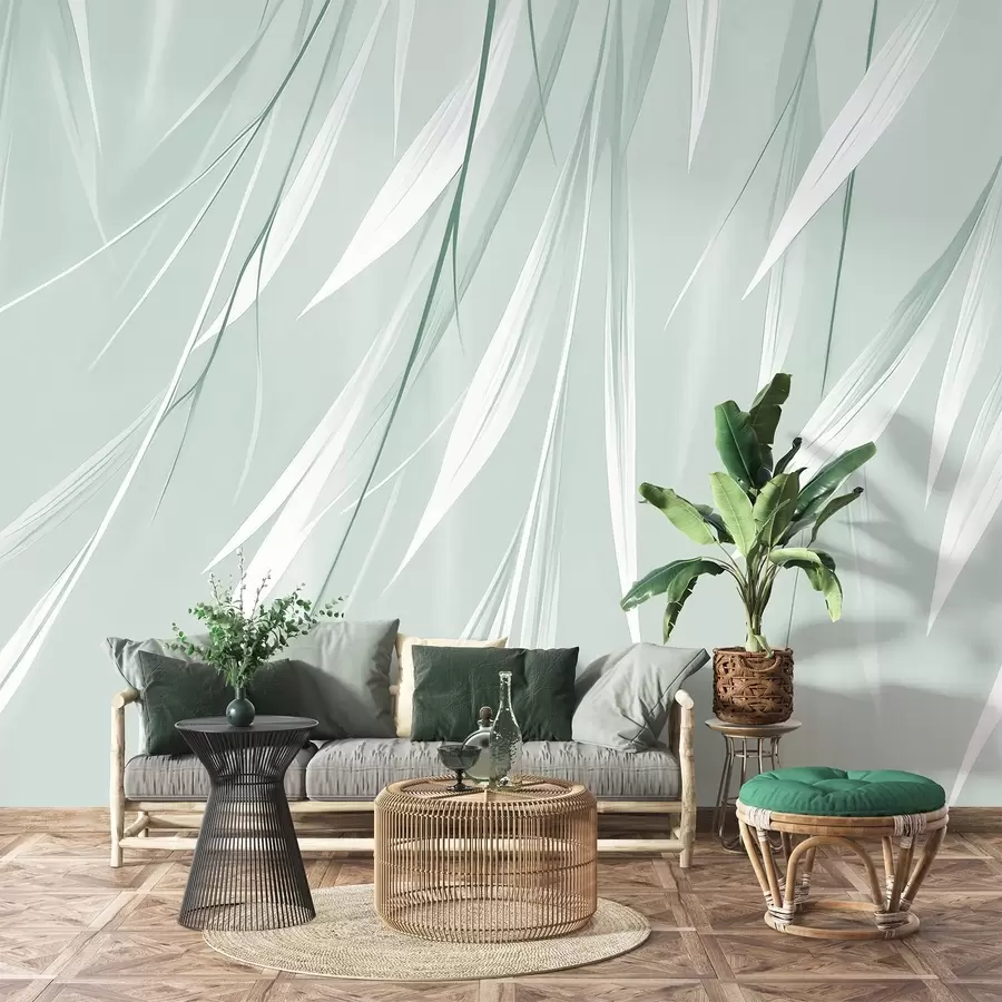 murales de pared Hojas delgadas colgantes w04703v1