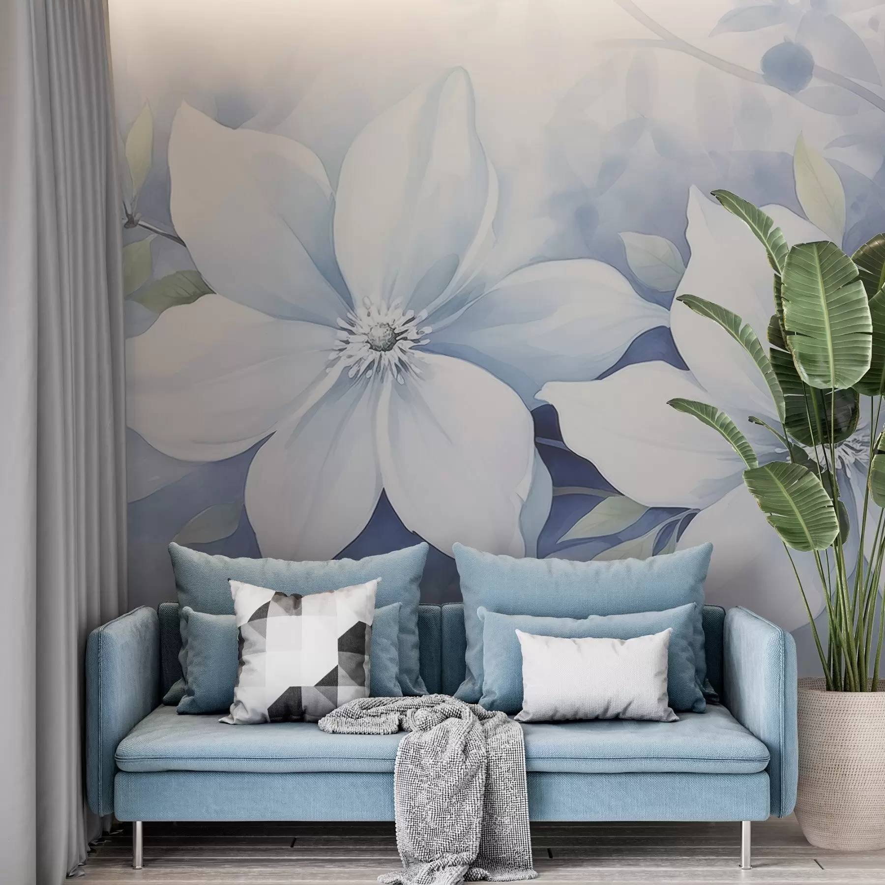 murales de pared Flores w04714