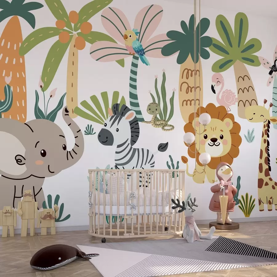 murales de pared Animales de los niños w04758