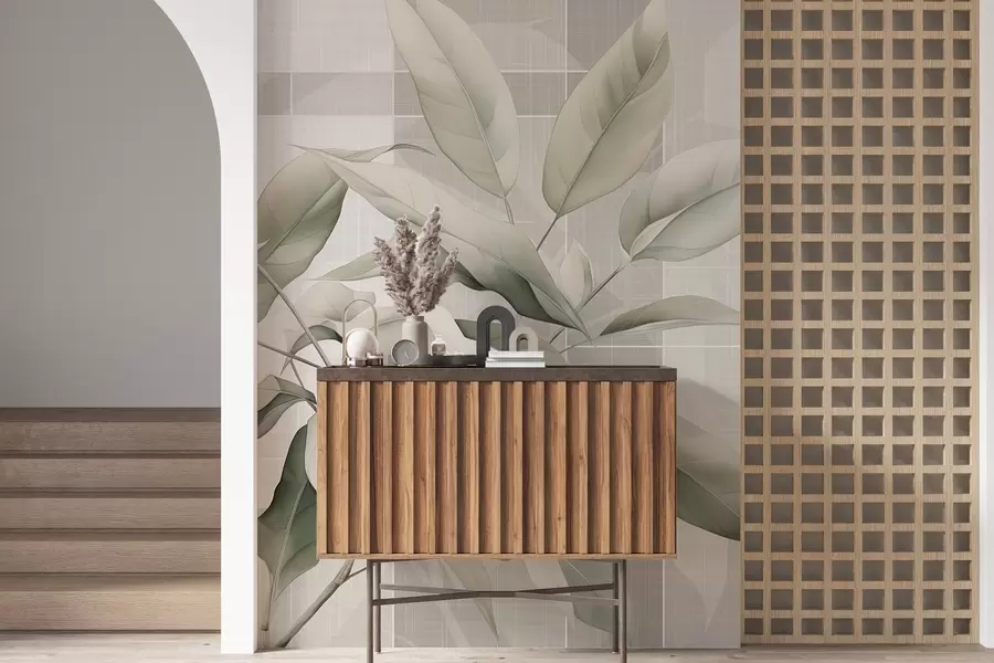 murales de pared Rama de árbol elegante w04840