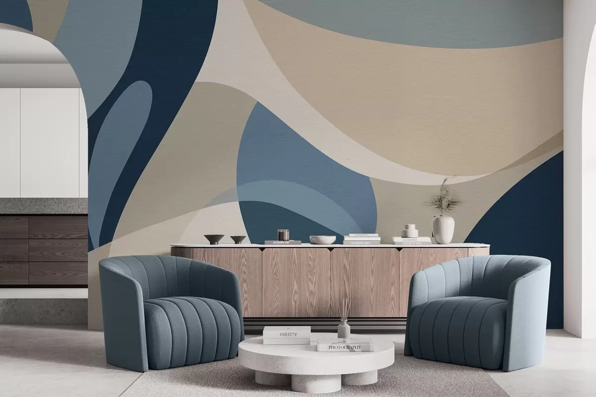 murales de pared Abstracción geométrica w04843